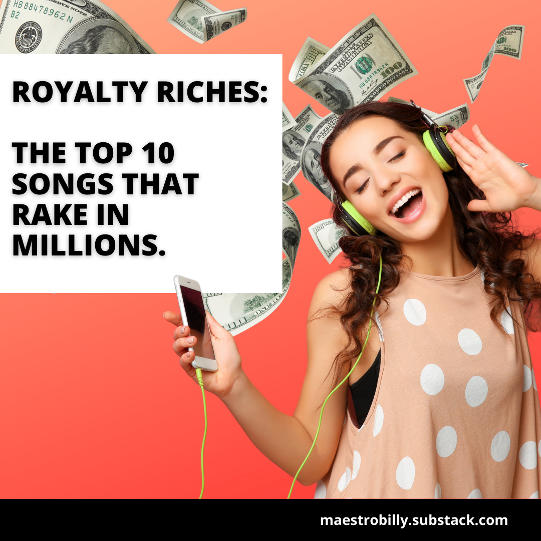 Royalty Riches: The Top 10 Songs That Rake in Millions.