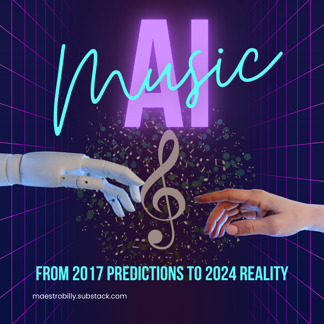 AI and Music: From 2017 Predictions to 2024 Reality